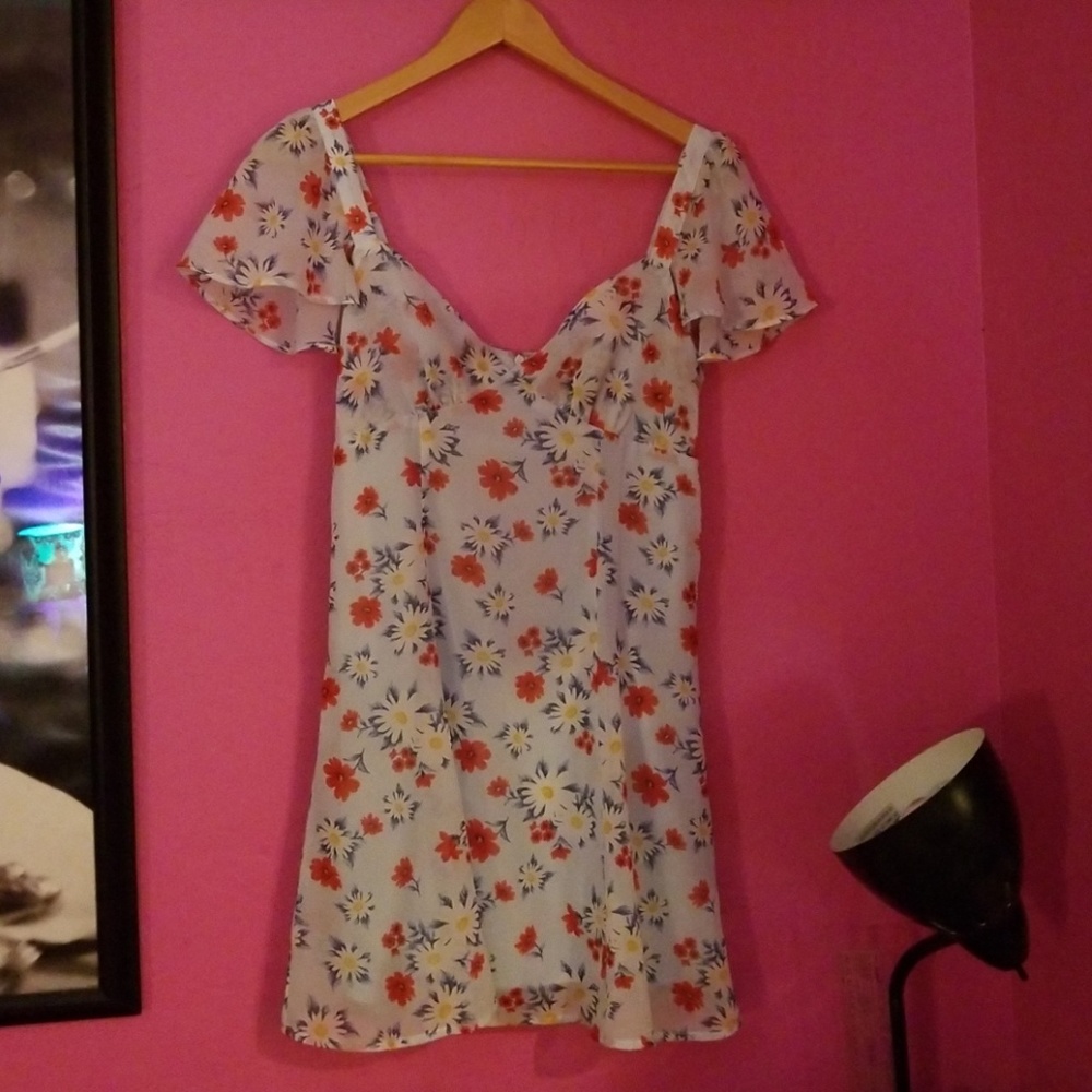 Floral skater dress